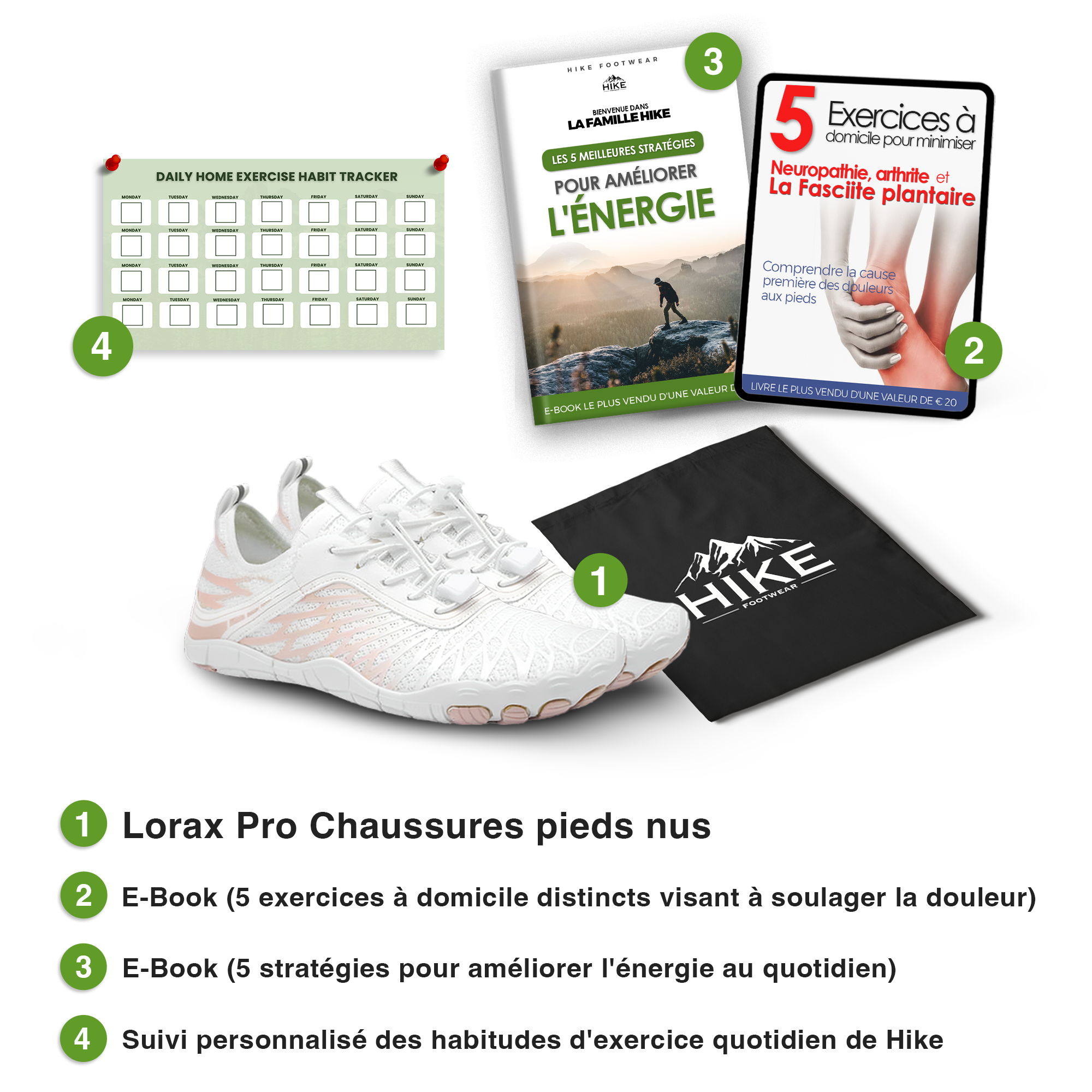 Lorax Pro - Chaussures pieds nus universelles saines et antidérapantes