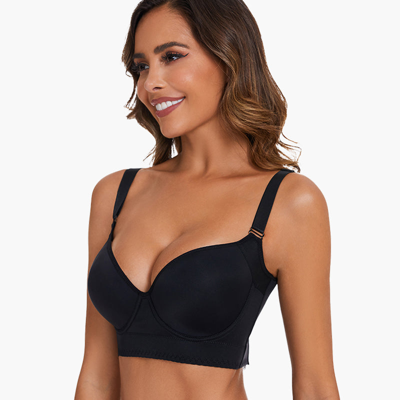 Soutien-gorge modelant -Noir+Beige (PACK DE 2）