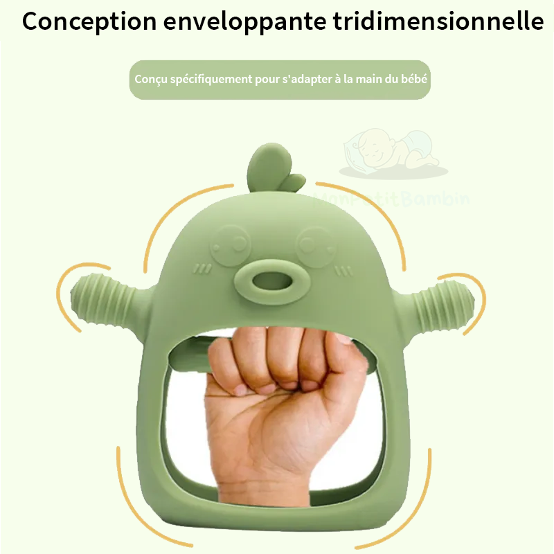 Gant de Dentition Bébé - Douceur et Soulagement pour les Poussées Dentaires Et Mauvaise habitude