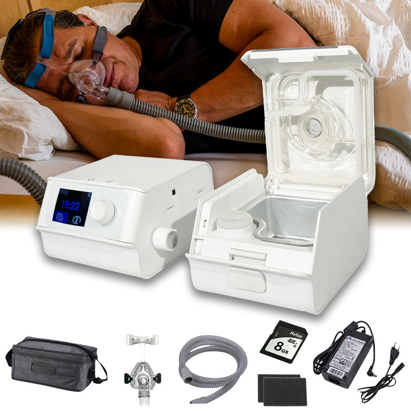 DeepSleep CPAP / APAP Machine With Detachable Heated Humidifier