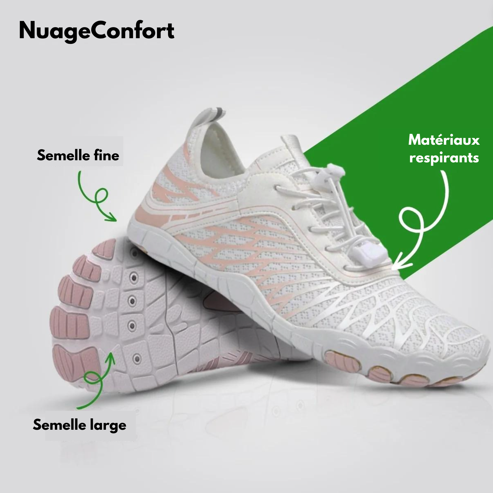 NuageConfort Vital® - La chaussure pieds nus, saine et confortable