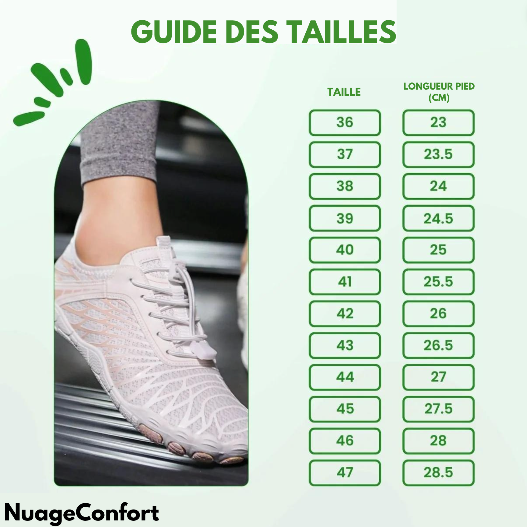 NuageConfort Vital® - La chaussure pieds nus, saine et confortable