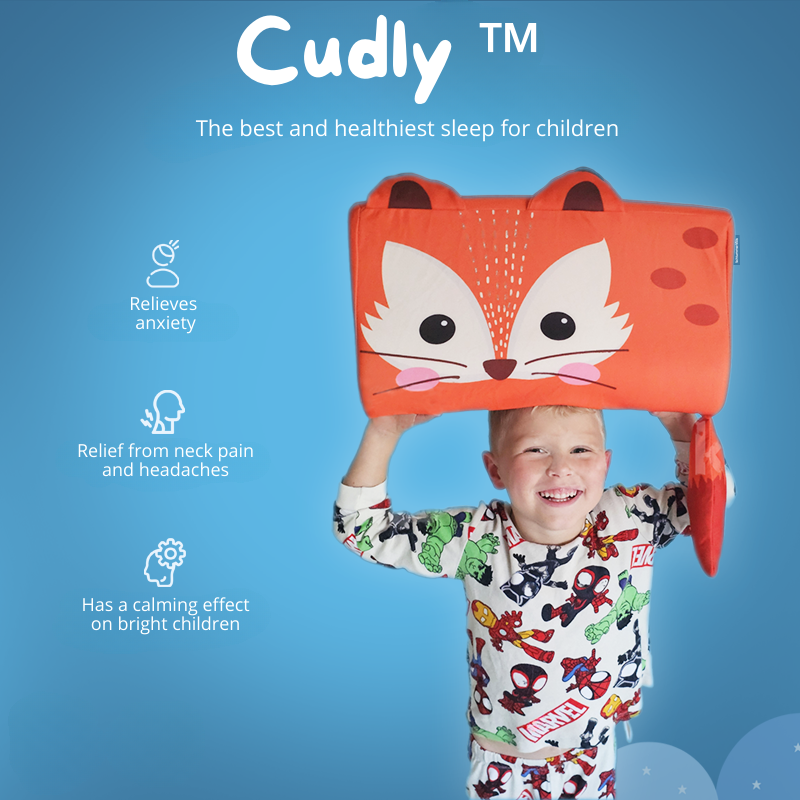 Cudly™ - The children's pillow for better and healthier sleep