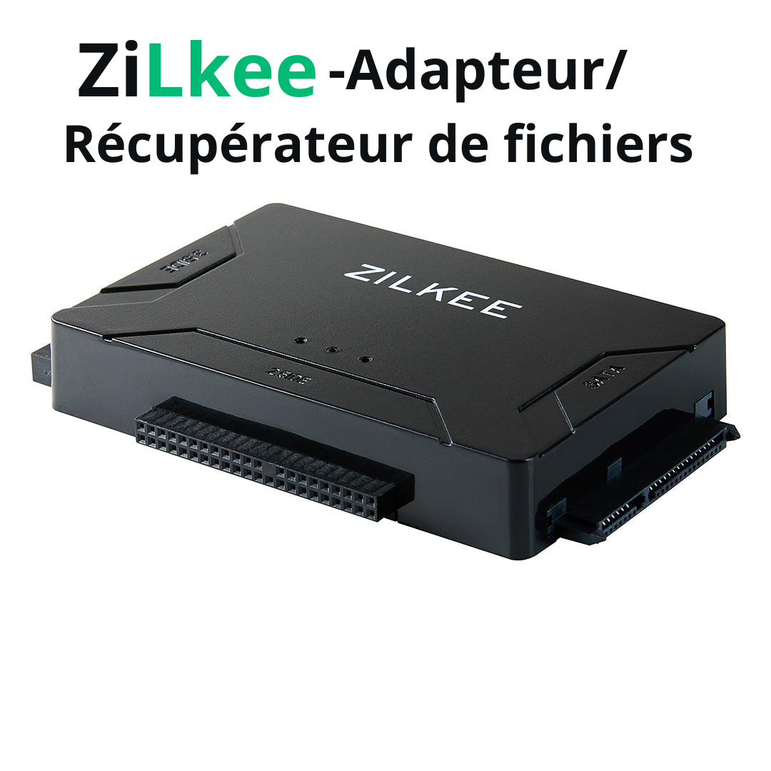 Zilkee - Adaptateur/ Stockage et récupération de fichiers