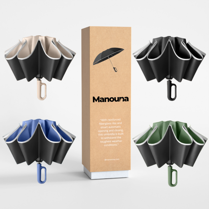 Manouna - Elegant automatic umbrella