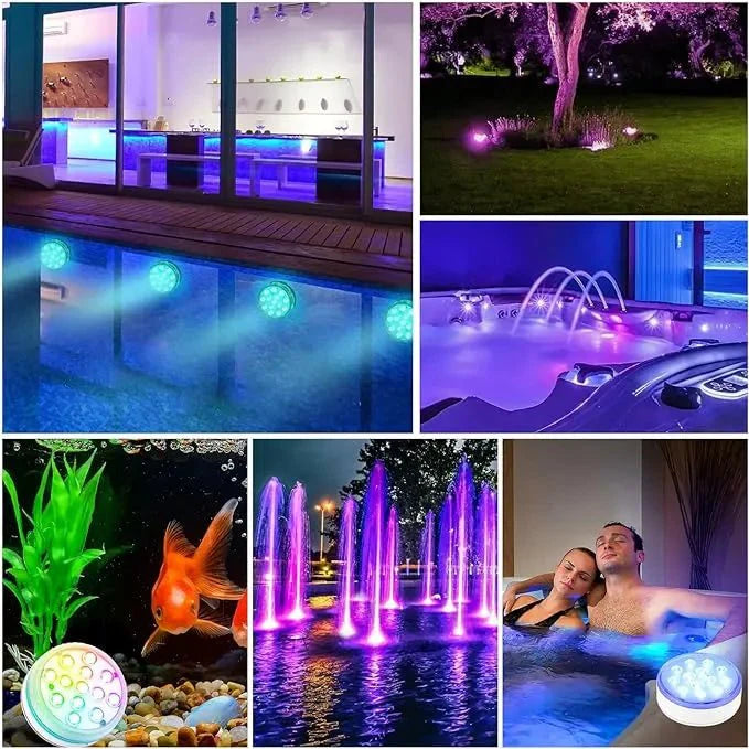 SuperLeds™ - Lumiére LED submersibles sans fils