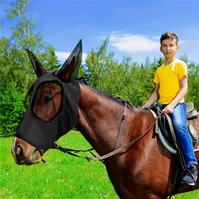 HorseSafe™ | Masque anti-mouches pour chevaux